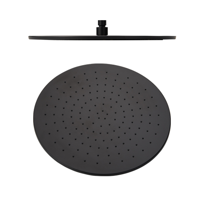 HL6305 Reinforced 10 Matte Black 304Stainless Steel Round Shower Head  Flow Fixed Rainfall TOP Sprayer1