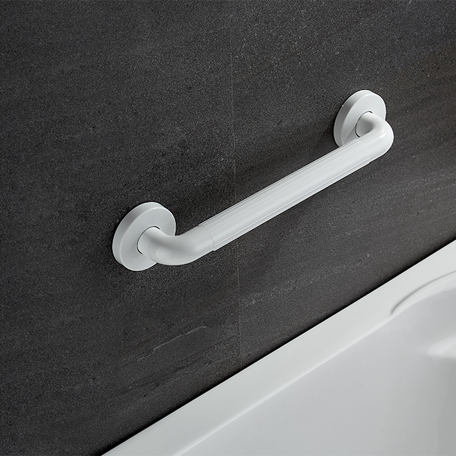 HL-F001/F002/F003 Wall mounted White ABS grab bar Featured Image