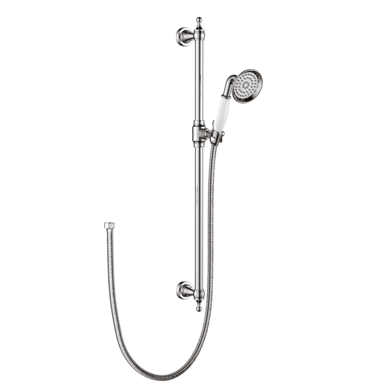 1F1218-SR1G Single Function Hand Shower On brass Classical Sliding Rail For Bathroom Featured Image