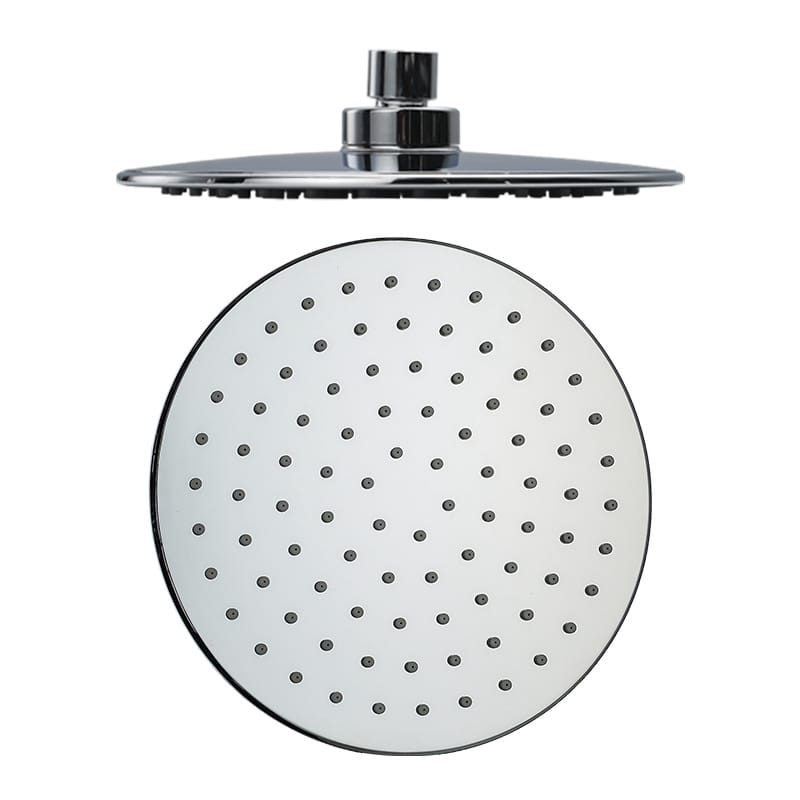 1F162   8 Inch High pressure Plastic  Chromed Round Rain Shower head For Bathroom Featured Image