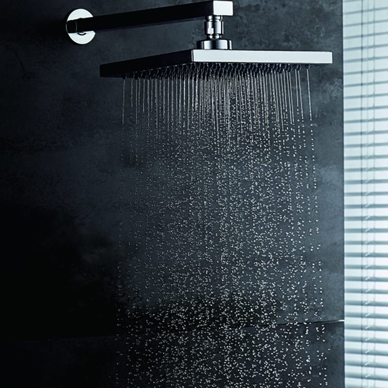 Luxury High Pressure ABS Chromed Square Rain Shower head For Bathroom  (4)