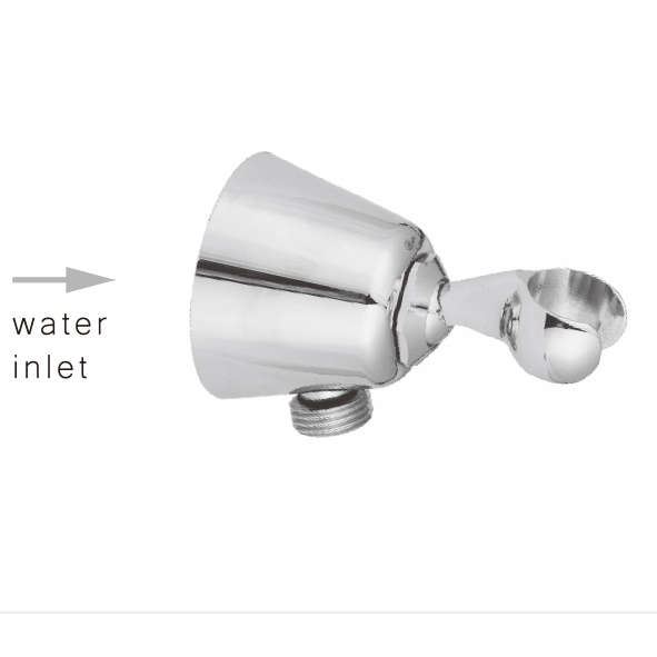HD-4E Wall Mounted Brass Shower Head Bracket ,Upper water inlet Featured Image
