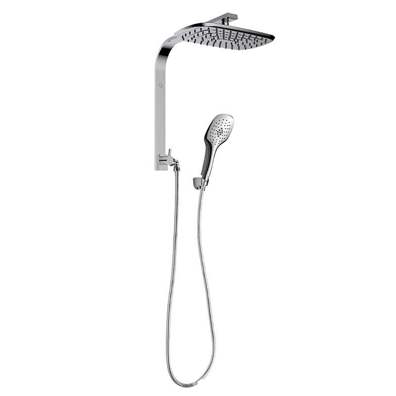 1TSG Brass multi Function Short Shower Column Set Sits flush against the wall for Bathroom Featured Image